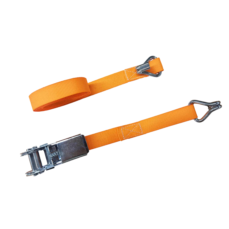 Sangles à cliquet de cargaison de 1 "x 10 pieds avec j hook