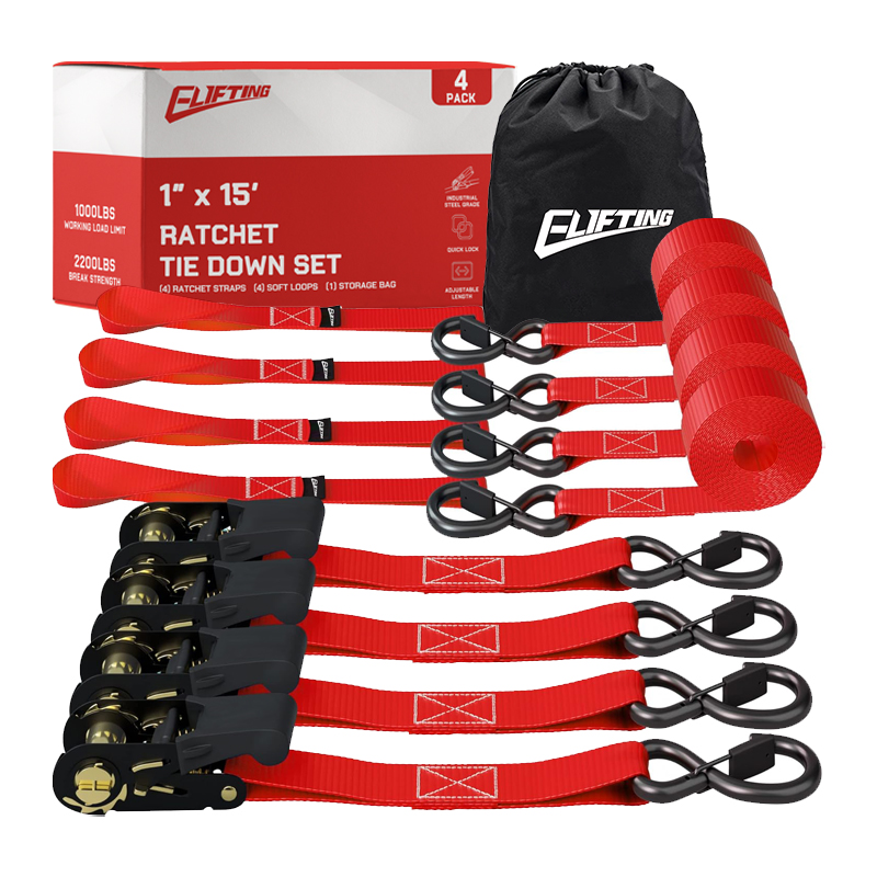 Kit à cliquet 1 ″ x 15 "（4-pack）